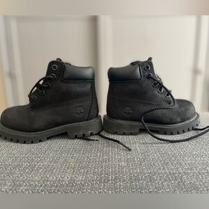 Toddler Timberland Boots – Size 6, Black, Gently Used